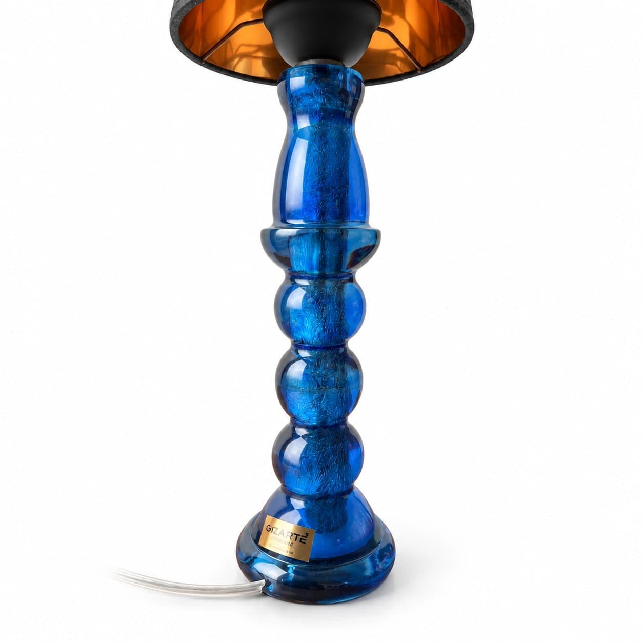 Blues Art kobalt mavisi reçine gövde
